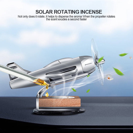 Solar Plane Car Air Freshener