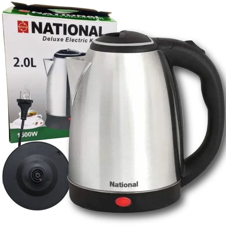 2L Electric Kettle for Tea, Coffee, Water, Milk & Egg Boiling