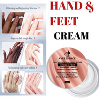 AVEESSENCE Hand & Feet Whitening Cream – Vitamin C & Retinol Brightening Cream for Dark Hands & Feet | Hydrating, Anti-Aging & Skin Repair Formula (30ml)