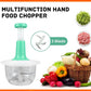 Manual Hand Push Food Chopper 1.5L