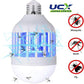 2-in-1 Mosquito Killer LED Lamp – UV Insect Trap & Night Light