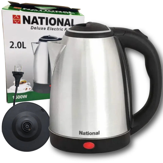 2L Electric Kettle for Tea, Coffee, Water, Milk & Egg Boiling
