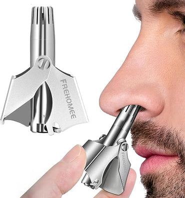 2-in-1 Nose & Ear Hair Trimmer – Portable & Easy to Use