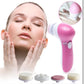 5 in 1 Facial Electric Cleanser and Massager, Electric Machine Beauty , Beauty Care Brush for Removing Blackhead , Beauty Tool Device