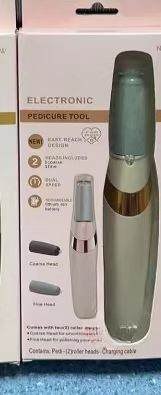 Rechargeable Electric Pedi Foot Filer – Callus Remover for Cracked Heels & Dead Skin | Smooth Salon-Soft Feet at Home