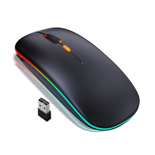 HP Wireless RGB Rechargeable Bluetooth Slim Mouse – 480mAh Battery (Black)