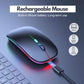 HP Wireless RGB Rechargeable Bluetooth Slim Mouse – 480mAh Battery (Black)