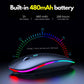 HP Wireless RGB Rechargeable Bluetooth Slim Mouse – 480mAh Battery (Black)