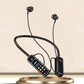 Bluetooth 5.4 Wireless Neckband Earphones – Voice Changer, ENC Noise Cancellation, LED Display & 50H Playtime