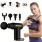Deep Tissue Massage Gun – Rechargeable 6 Speed Muscle Massager with 4 Heads | Full Body Pain Relief & Relaxation for Men & Women
