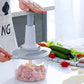 Manual Hand Push Food Chopper 1.5L