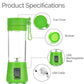 Mini Portable Personal Size Juicer Cup – USB Rechargeable Smoothie Maker