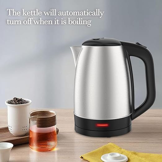 2L Electric Kettle for Tea, Coffee, Water, Milk & Egg Boiling