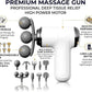 Bluaid BLD-100 Massage Gun – 9 Massage Heads | Rechargeable Deep Tissue Massager
