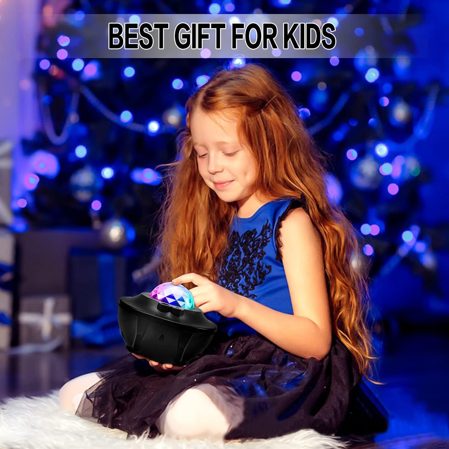 Galaxy Star Projector Lamp – LED Universe Night Light with Remote Control & Built-in Bluetooth 5.2 Music Speaker