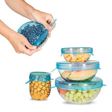 Silicone Stretch Lids – Reusable Food Covers (Pack of 6)