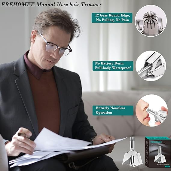 Manual Nose & Ear Hair Trimmer