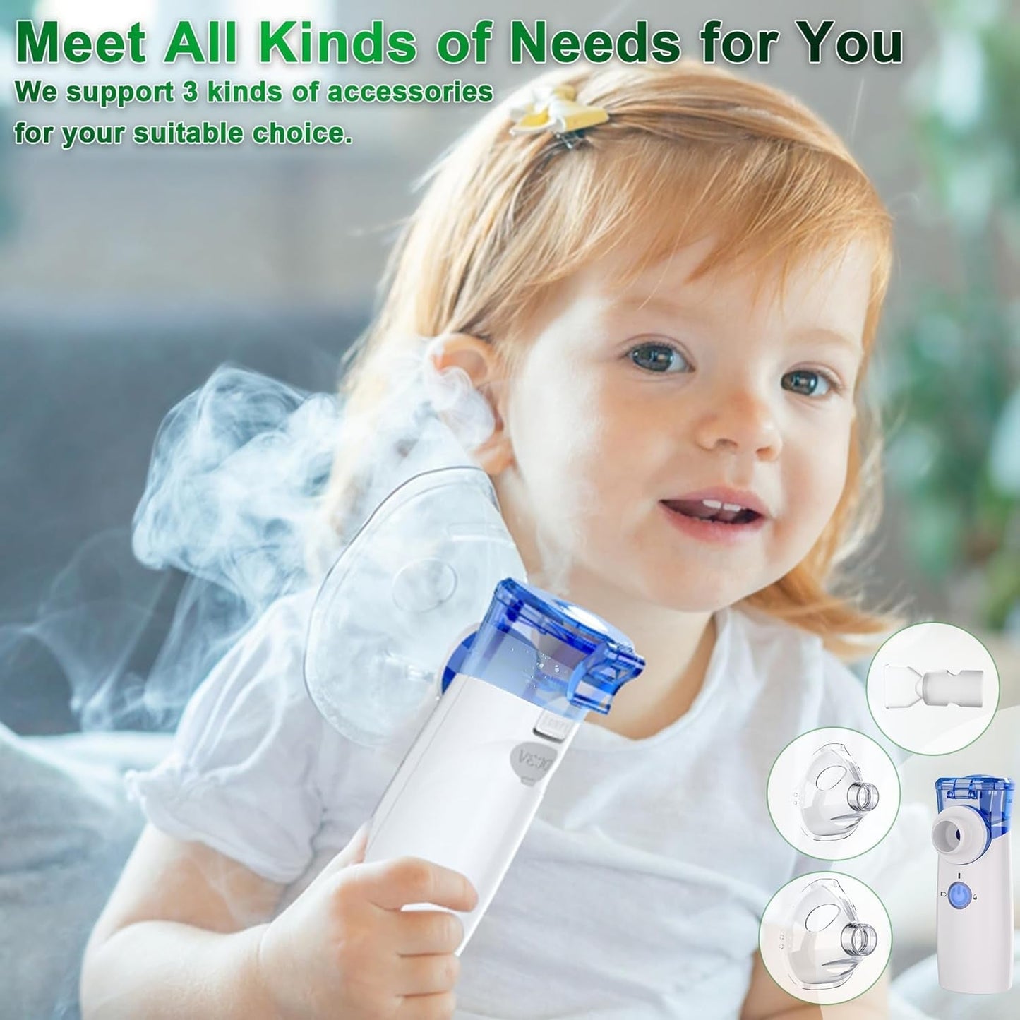 Mesh Portable Nebulizer Machine – Quiet & Efficient