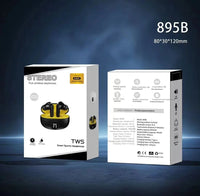 TWS Wireless Earbuds with LED Display – ENC Noise Cancellation, HiFi Stereo, Bluetooth 5.3 – Available in Black & White