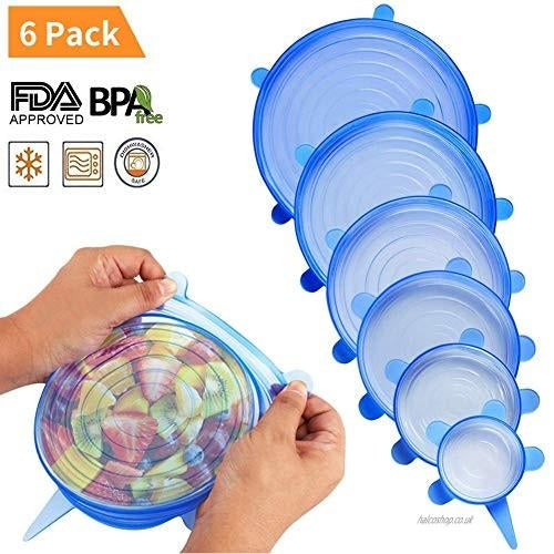 Silicone Stretch Lids – Reusable Food Covers (Pack of 6)