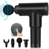 Deep Tissue Massage Gun – Rechargeable 6 Speed Muscle Massager with 4 Heads | Full Body Pain Relief & Relaxation for Men & Women