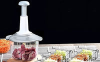 Manual Hand Push Food Chopper 1.5L