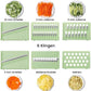 5 In 1 Multi-Function Onion Potato Kitchen Tools Manual Food Chopper Vegetable Cutter Fruit Slicer