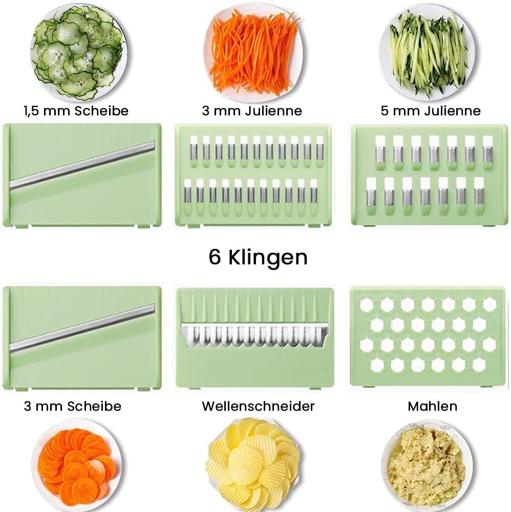 5 In 1 Multi-Function Onion Potato Kitchen Tools Manual Food Chopper Vegetable Cutter Fruit Slicer