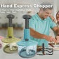 Manual Hand Push Food Chopper 1.5L