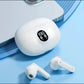TWS Wireless Earbuds with LED Display – ENC Noise Cancellation, HiFi Stereo, Bluetooth 5.3 – Available in Black & White