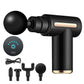 Deep Tissue Massage Gun – Rechargeable 6 Speed Muscle Massager with 4 Heads | Full Body Pain Relief & Relaxation for Men & Women