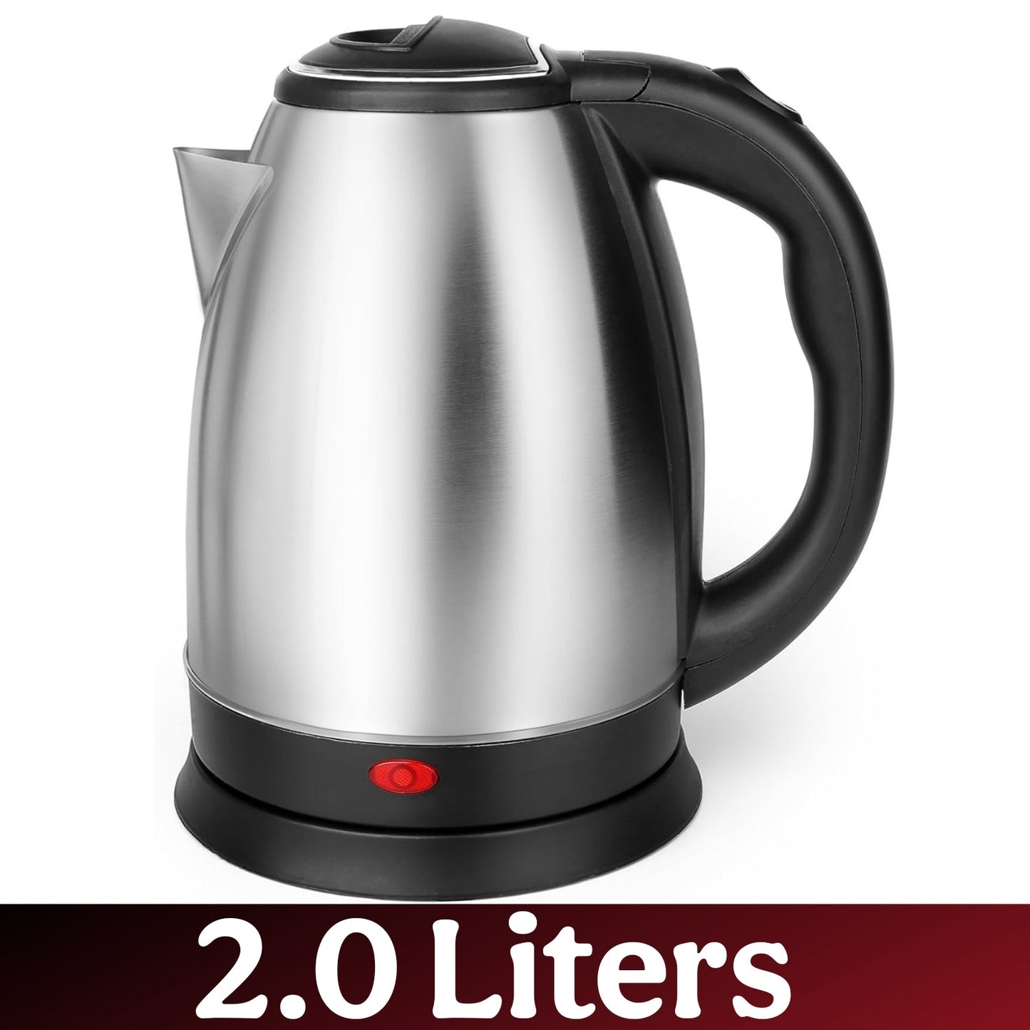 2L Electric Kettle for Tea, Coffee, Water, Milk & Egg Boiling