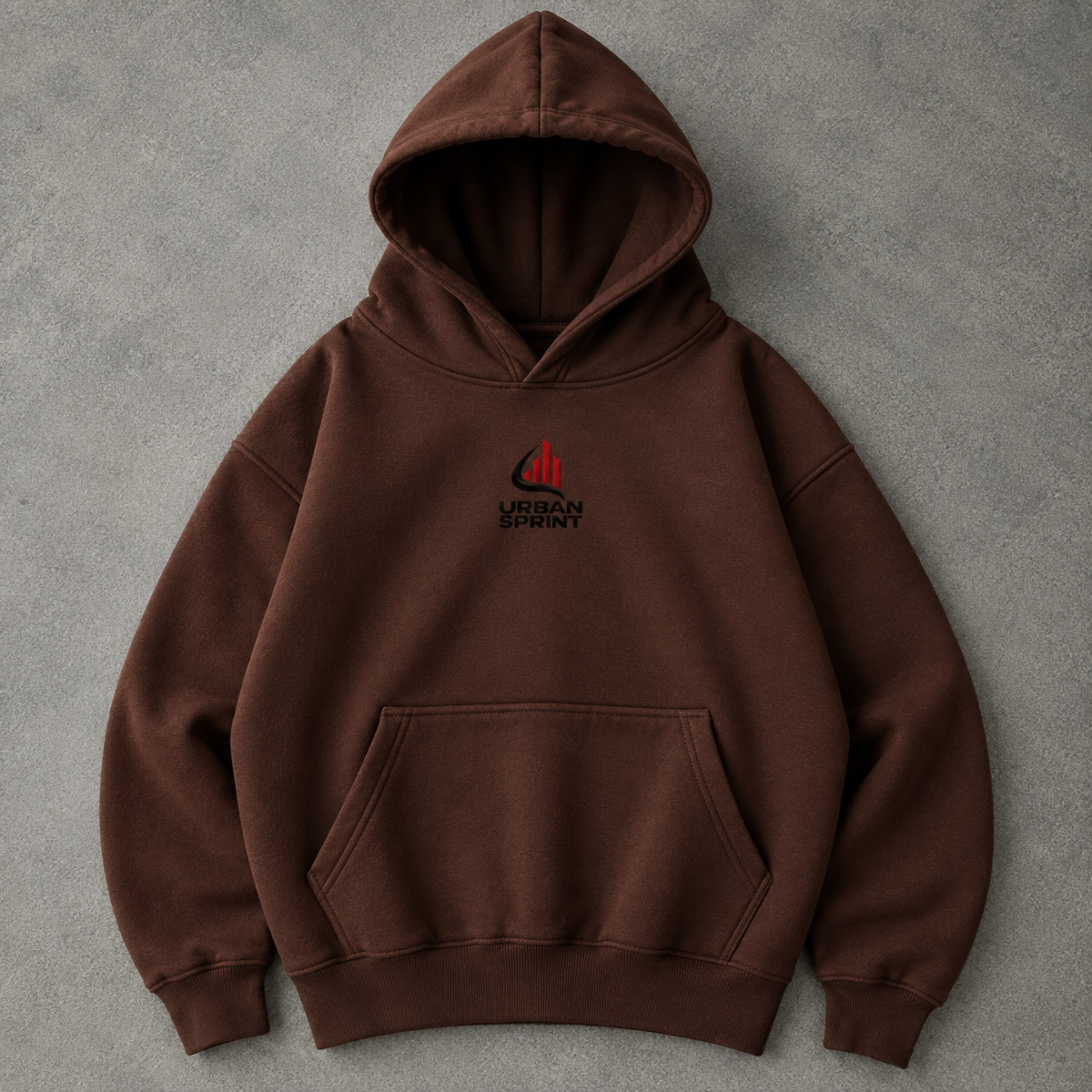 Men’s Grey & White Graphic Oversized Hoodie | Stylish Printed Pullover Sweatshirt | Winter Streetwear