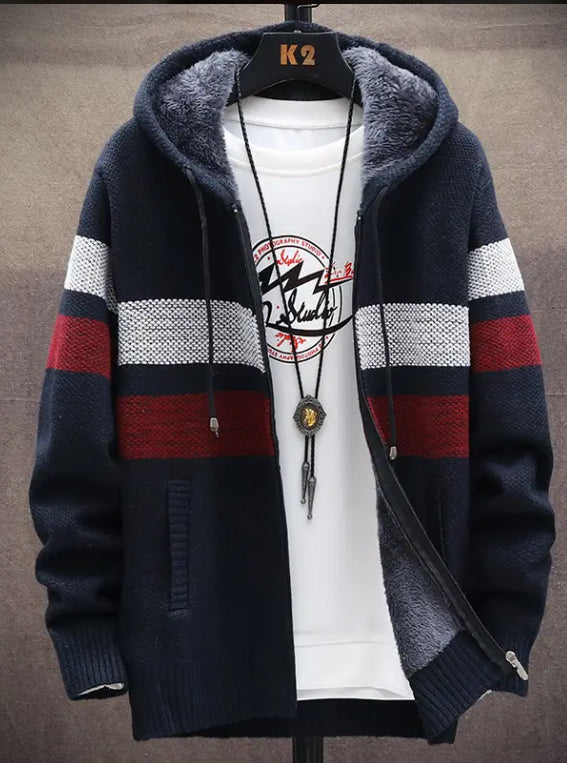 Men’s Grey & White Graphic Oversized Hoodie | Stylish Printed Pullover Sweatshirt | Winter Streetwear