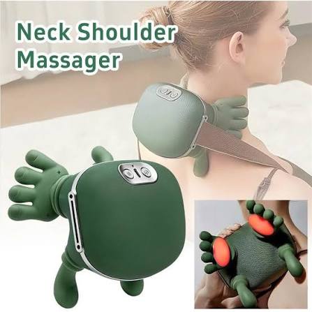 Electric Shoulder & Neck Massager – Deep Kneading with Soothing Heat
