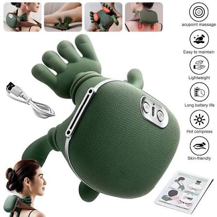 Electric Shoulder & Neck Massager – Deep Kneading with Soothing Heat